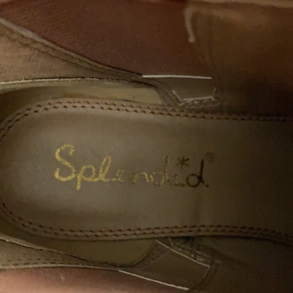 Splendid Slip-On Ankle Boots Sz 9.5 in Tawny Brown - Picture 7 of 8